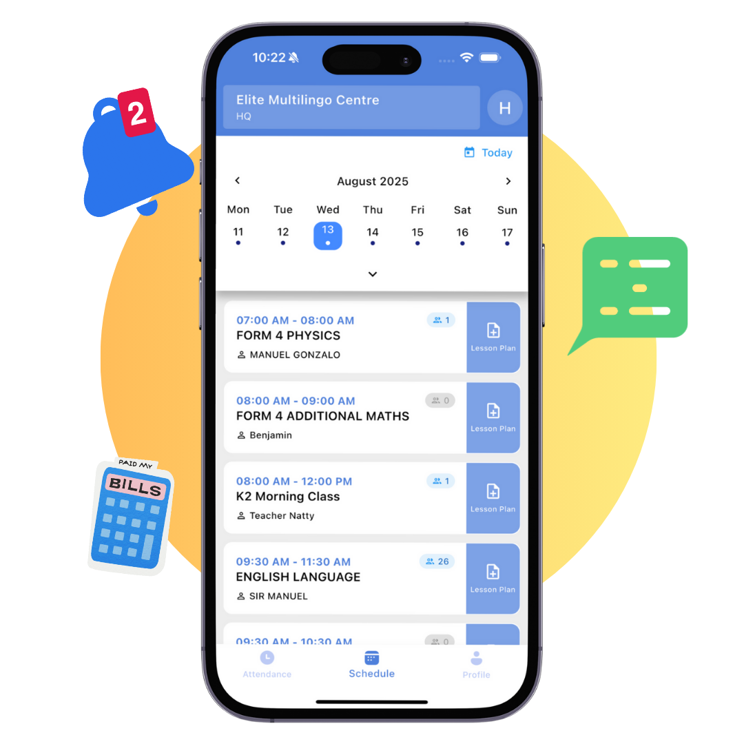 Tutor/Admin App